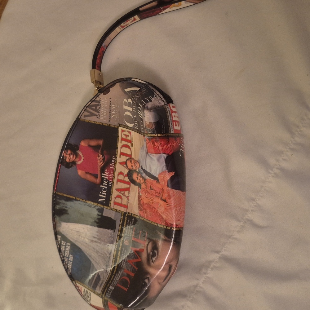 Michelle Obama Coin Purse Magazine Prints